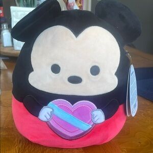 Mickey Mouse Plush with Heart